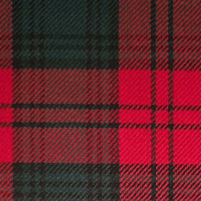 KILT QUADRI ROSSO